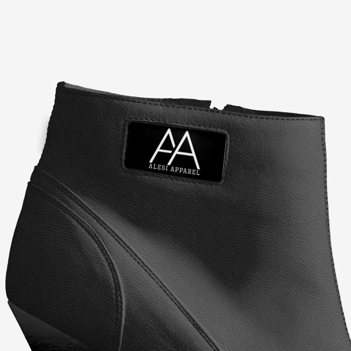 ALESI ZIPPER HEEL custom made in Italy shoes by Lonanthony Parker | Detail view