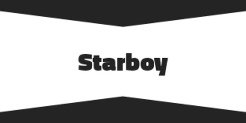 Starboy Text Overlay | TikTok