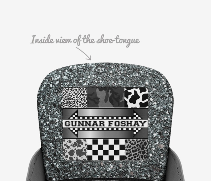 GUNNAR FOSHAY custom made in Italy shoes by Madison L. Mobley | Tongue view