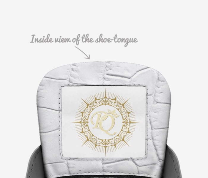 PQ custom made in Italy shoes by Roy Brooks | Tongue view