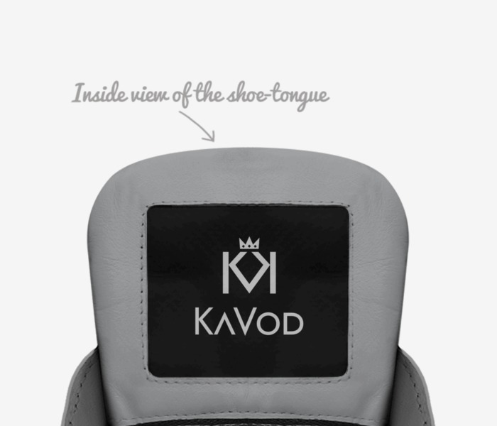 KaVod Collection  custom made in Italy shoes by Naim Collins | Tongue view