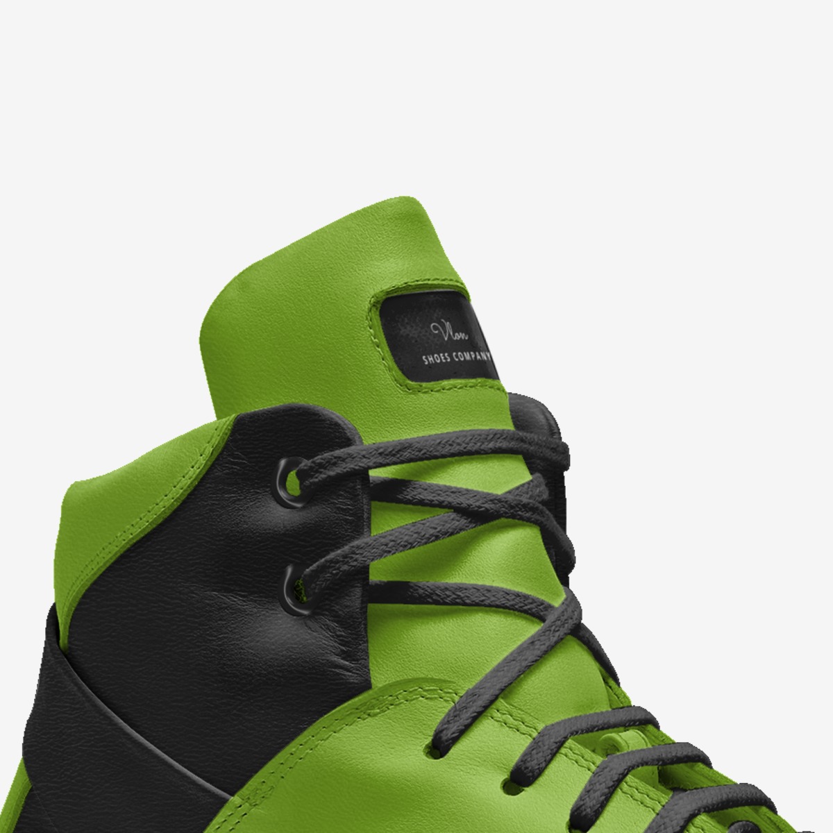 Vlon custom made in Italy shoes by Ny'Daisia Tuff | Detail view