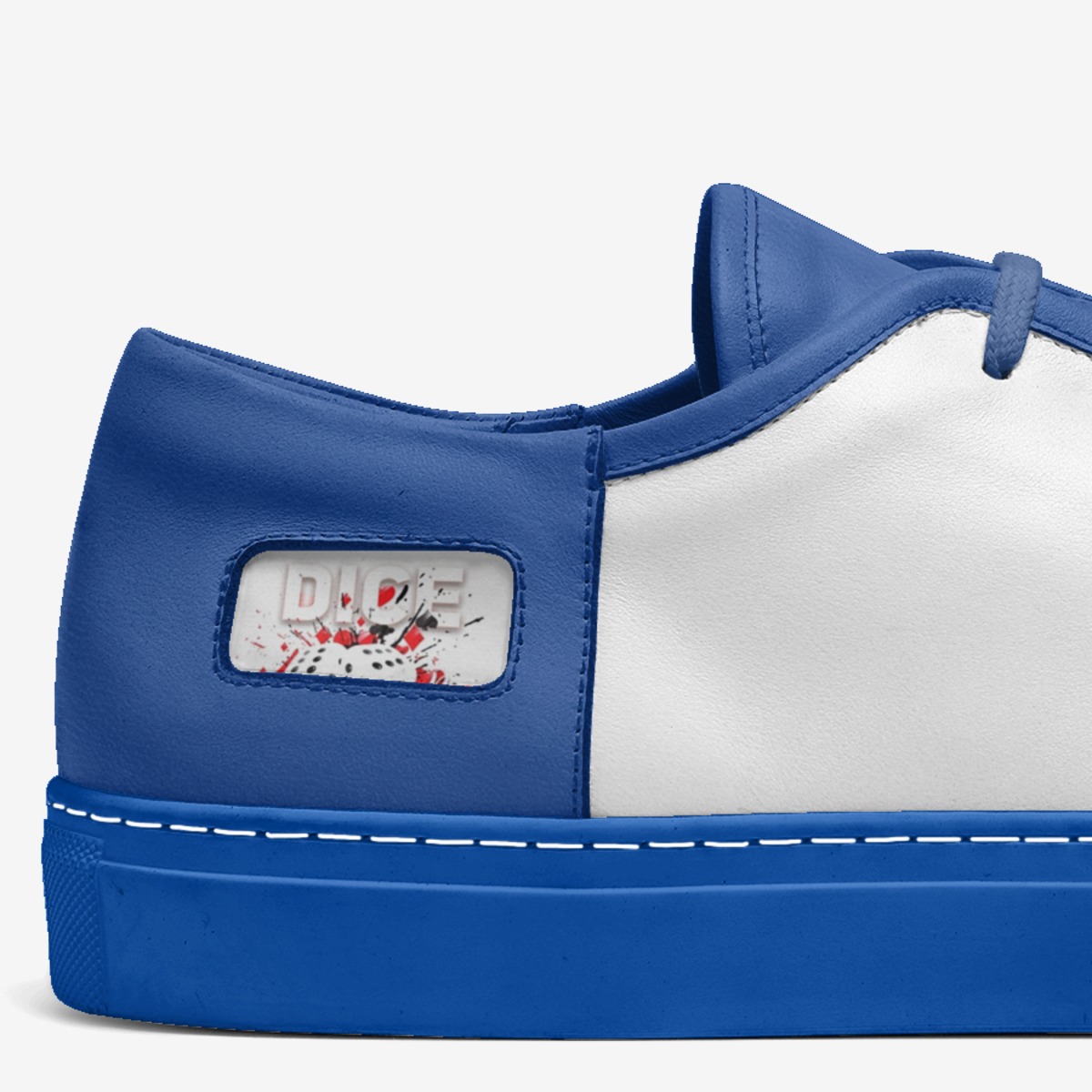 Dice custom made in Italy shoes by Enessy Chimes | Detail view