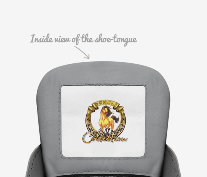 Chasie creations custom made in Italy shoes by Terry Chasie | Tongue view