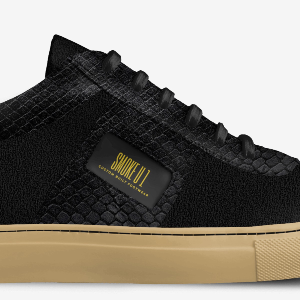 SMOKE U 1 custom made in Italy shoes by Leon Q Allen | Detail view