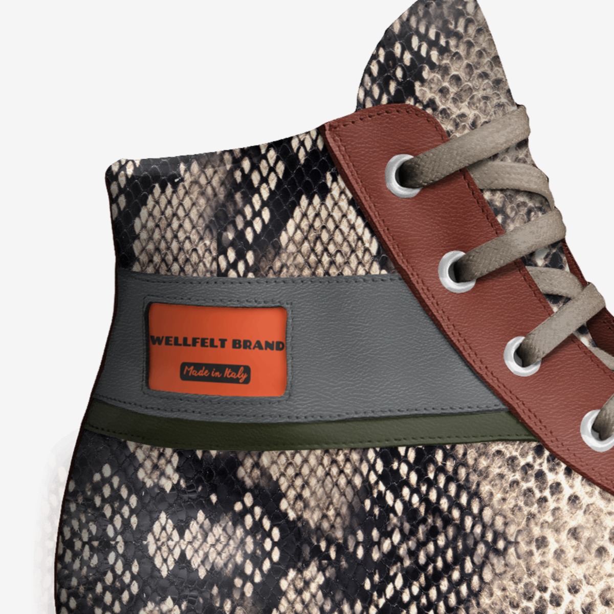 WELLFELT BRAND custom made in Italy shoes by Howard Stroman Sr | Detail view