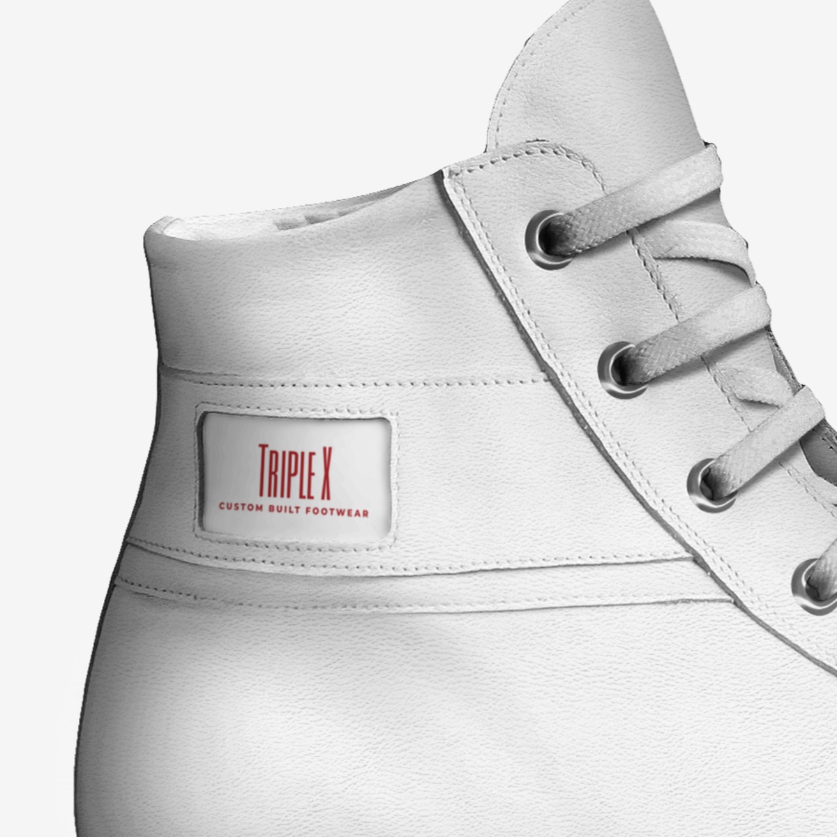 Triple X custom made in Italy shoes by Jorja-ray Hunt | Detail view
