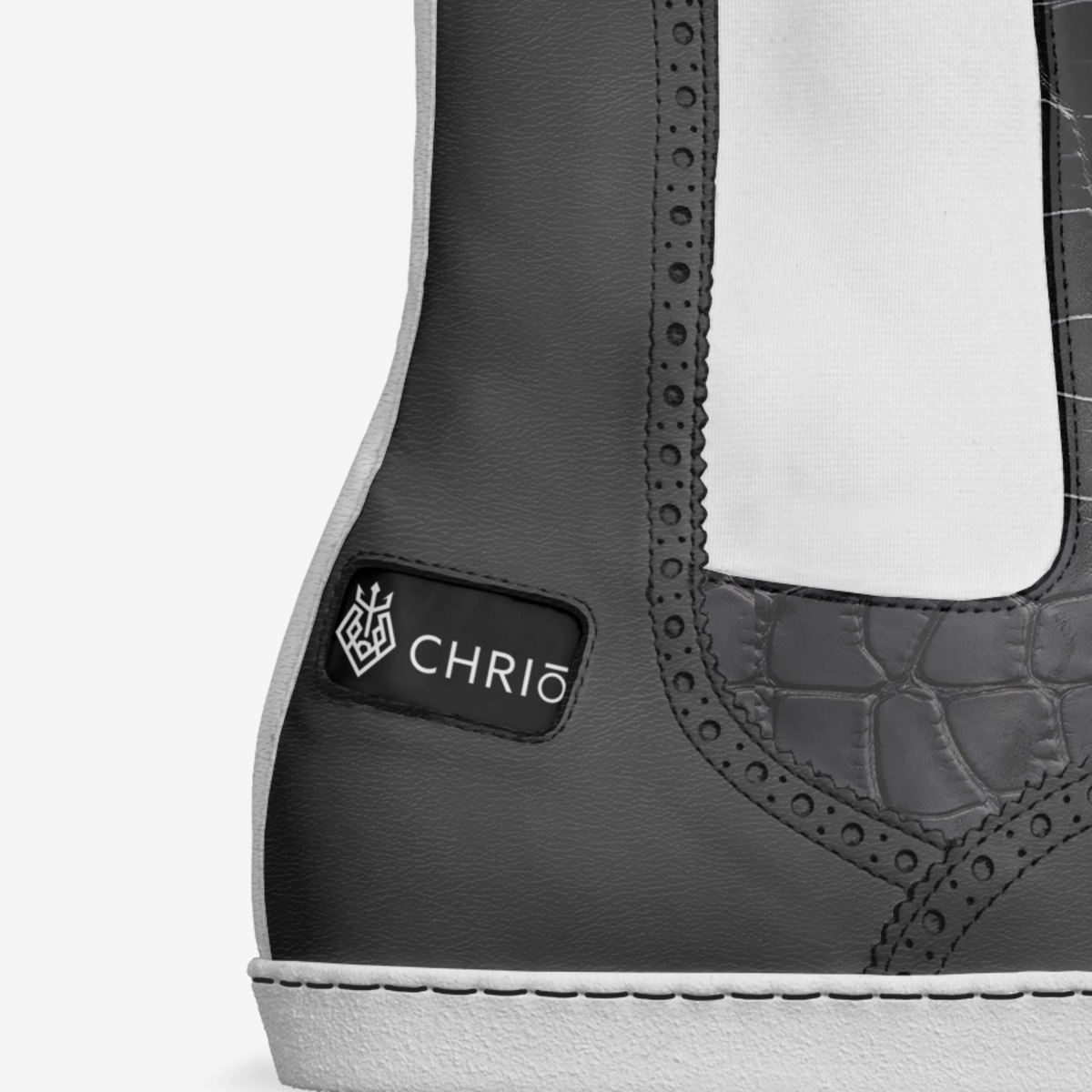 CHRIŌ custom made in Italy shoes by Hakeem Collins | Detail view