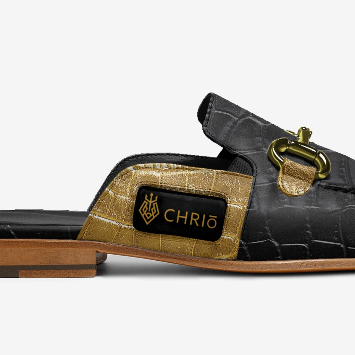 CHRIŌ custom made in Italy shoes by Hakeem Collins | Detail view