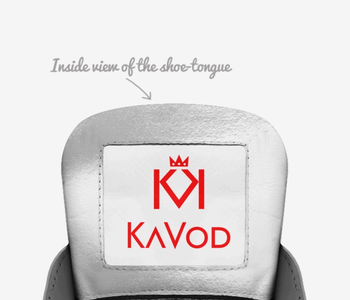 KaVod Collection  custom made in Italy shoes by Naim Collins | Tongue view
