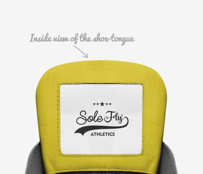 Sole Fly²   custom made in Italy shoes by A. Wolfe | Tongue view