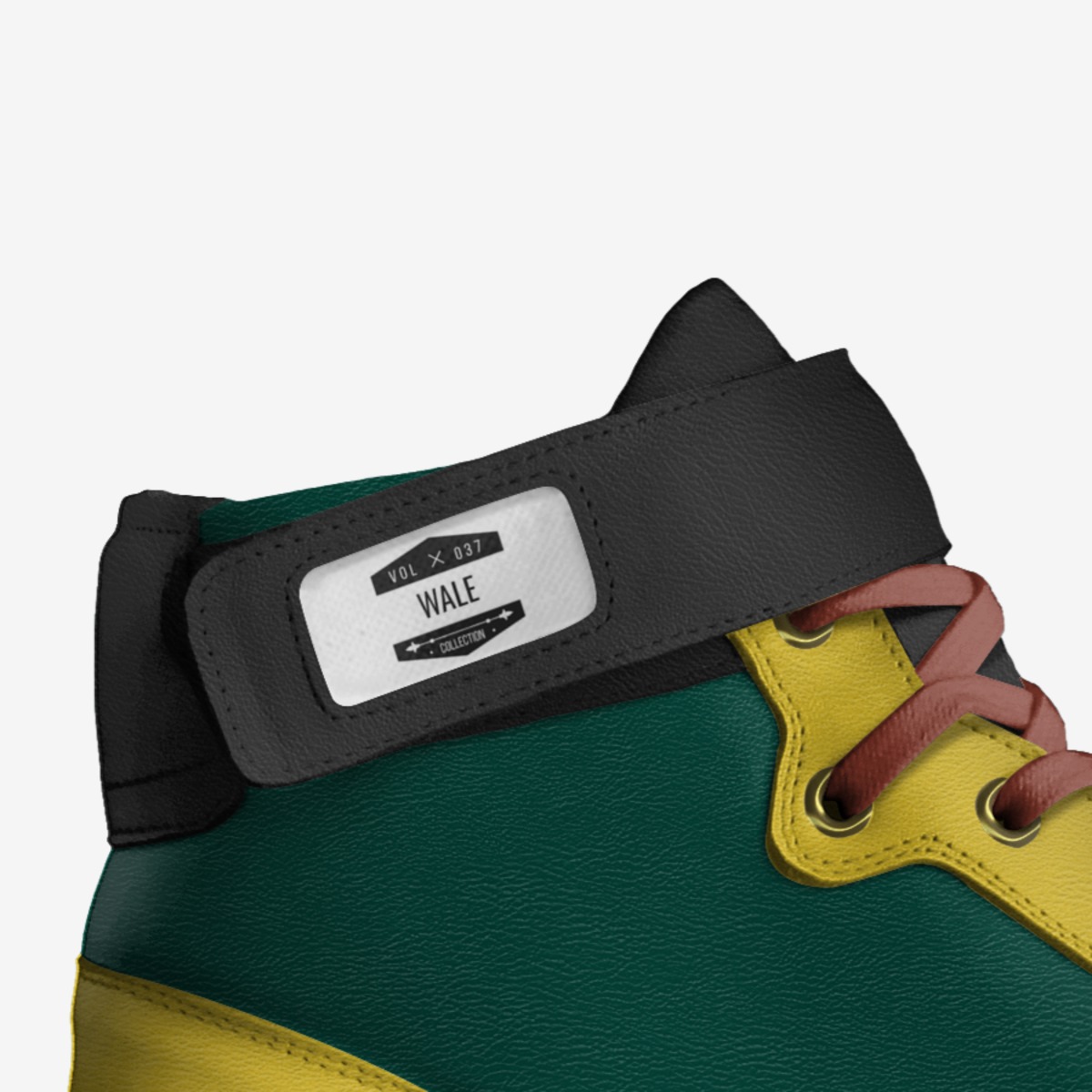 Wale custom made in Italy shoes by Adewale Fale | Detail view