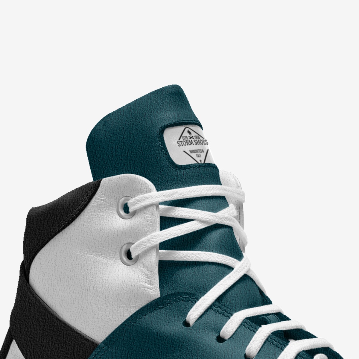 storm shoes custom made in Italy shoes by Özge Özkan | Detail view
