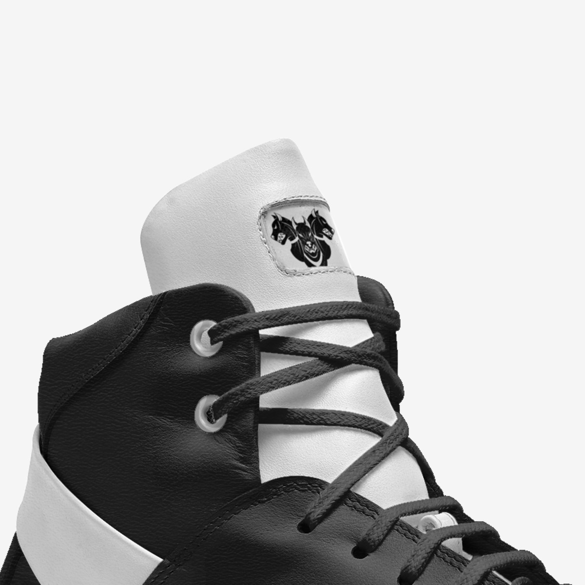 Cerberus custom made in Italy shoes by Ezekiel J Brown | Detail view