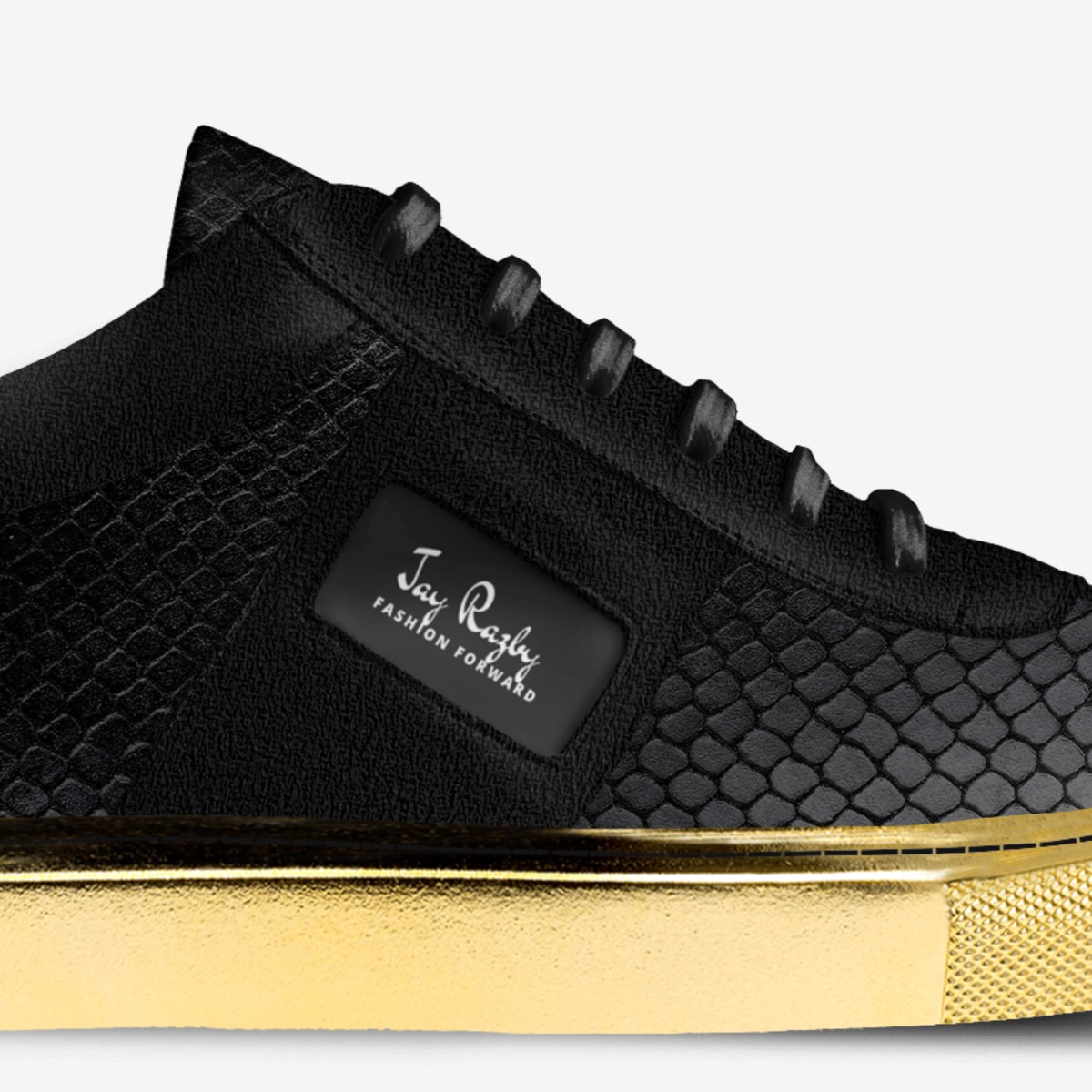 Jay Razby  custom made in Italy shoes by Jay Rock | Detail view