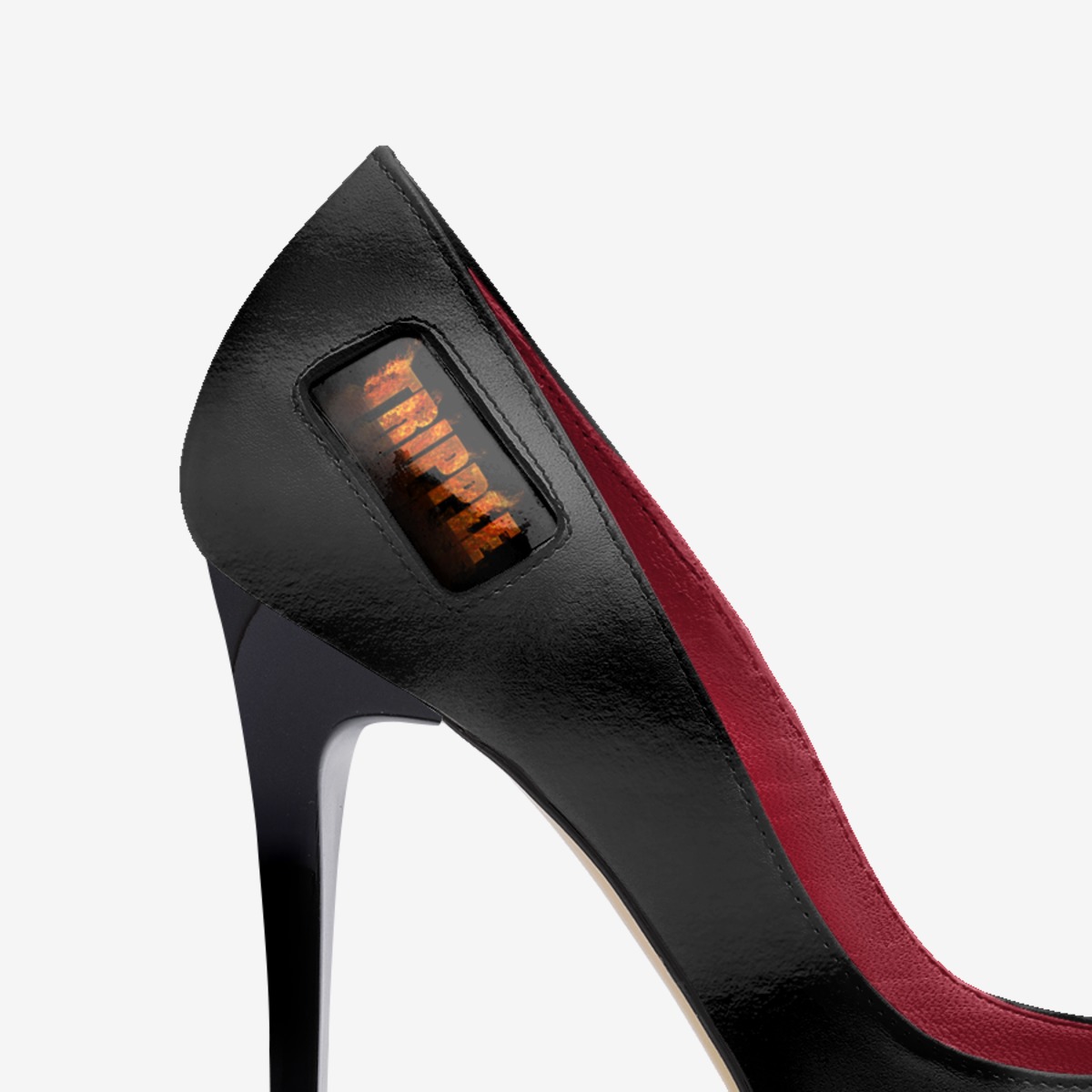 TRIPPLE_LADY custom made in Italy shoes by Rachel Ekinde | Detail view