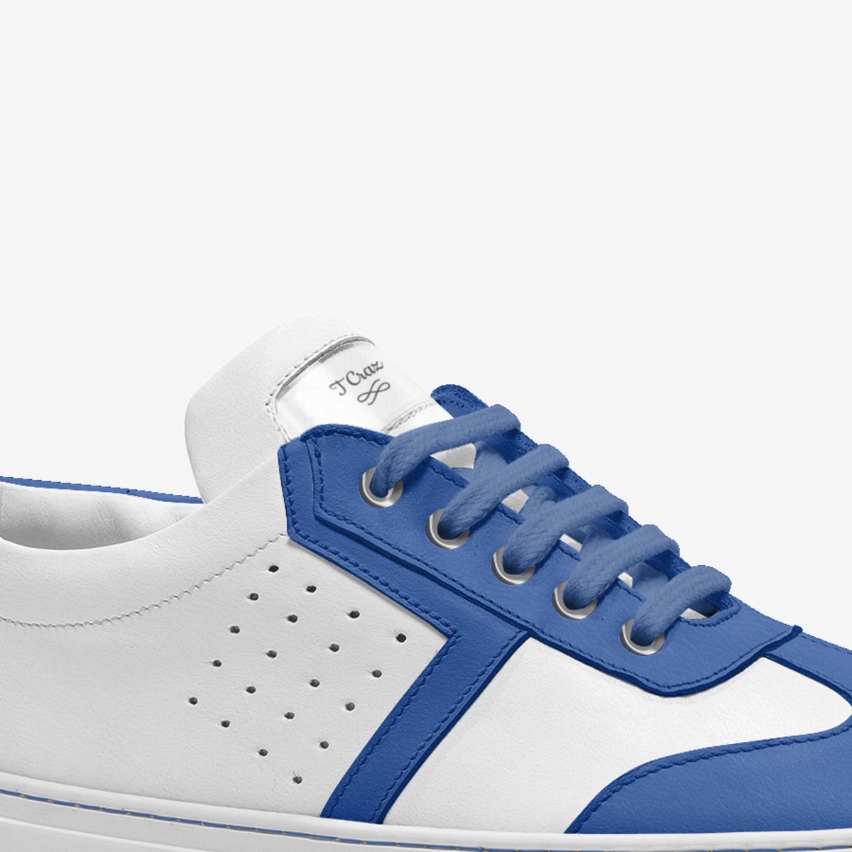 T Craz custom made in Italy shoes by Angela Cooke | Detail view