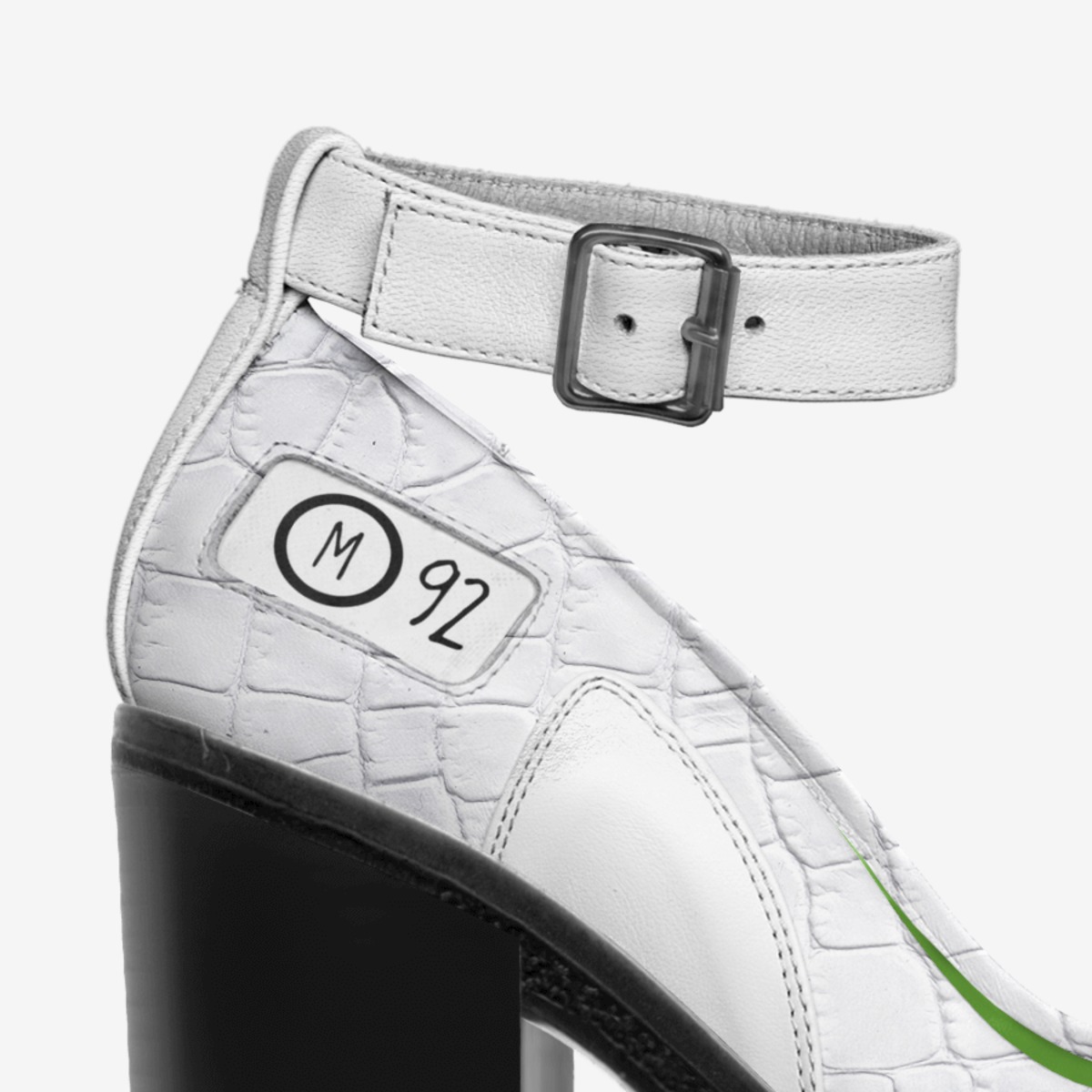 MO92 custom made in Italy shoes by Micol Ottina | Detail view