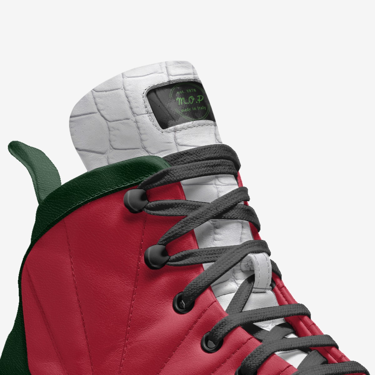 M.O.P custom made in Italy shoes by Mark Johnson | Detail view