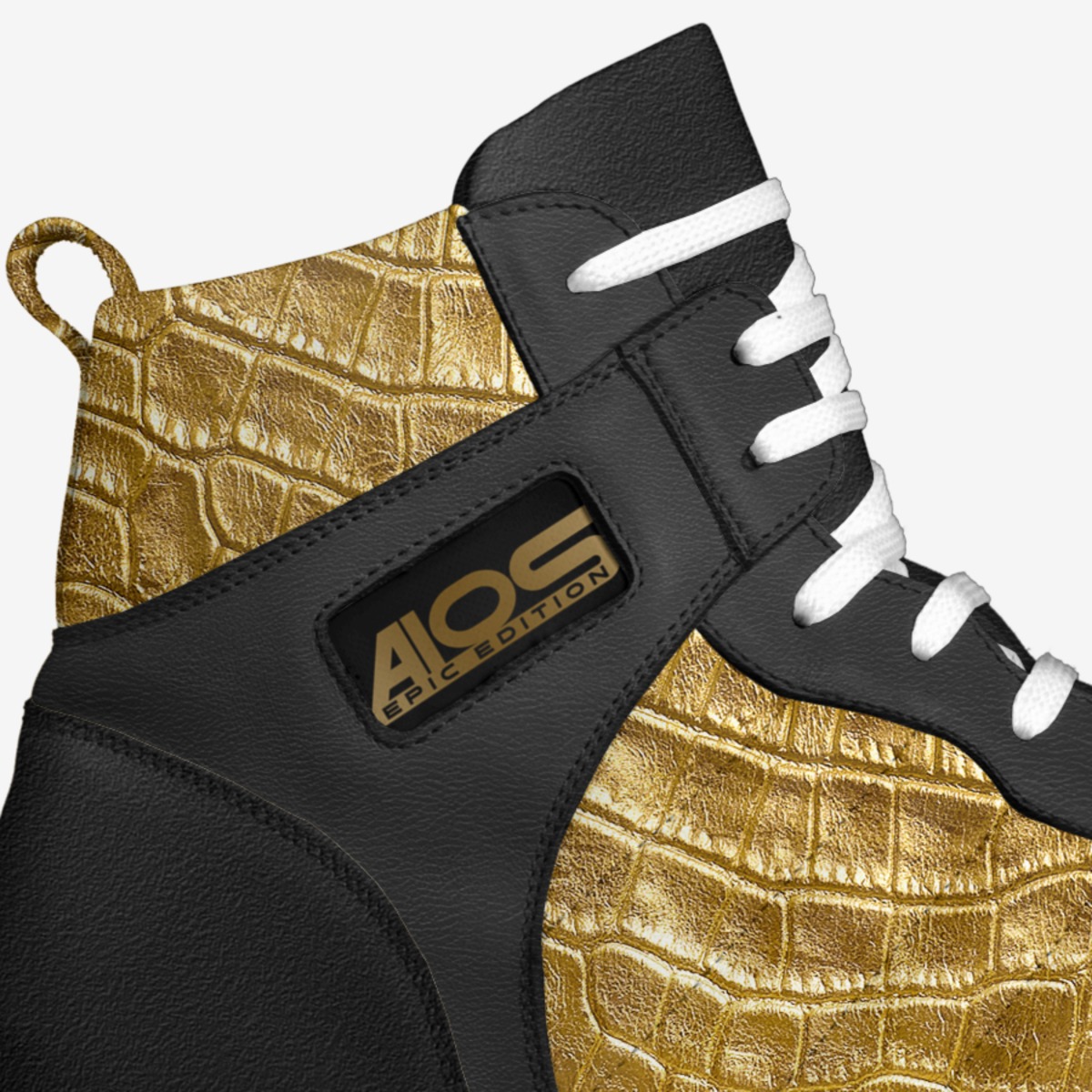 A10s- Epic Edition custom made in Italy shoes by Antonio Holloman | Detail view