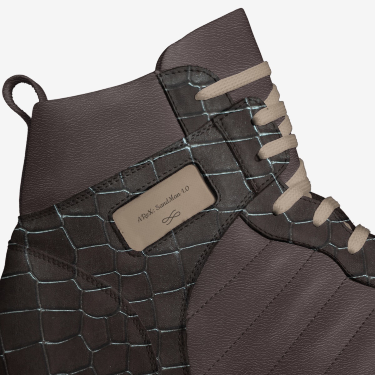AReX: SandMan 1.0 custom made in Italy shoes by Ëűženphõric Êlíxïř | Detail view