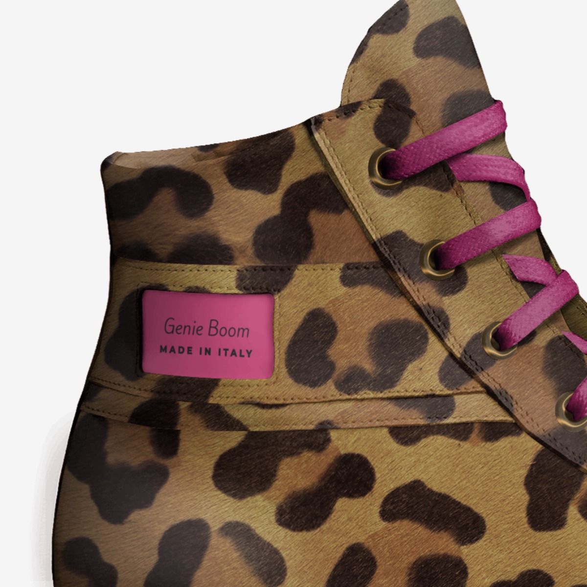 Genie Boom custom made in Italy shoes by Monet Merchand | Detail view