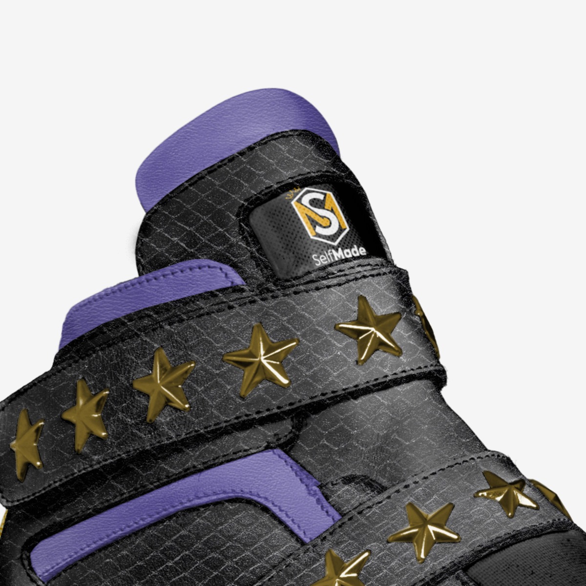 Mamba Mentality  custom made in Italy shoes by Brian Washington | Detail view