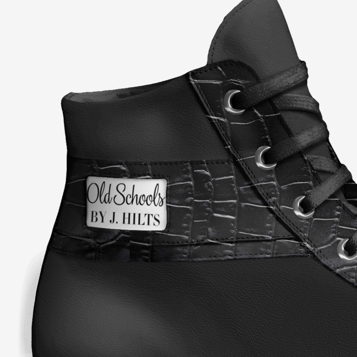 Old Schools custom made in Italy shoes by James Hilts | Detail view