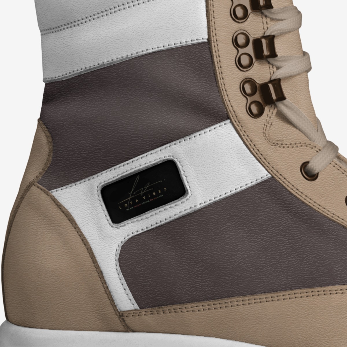 LoFa Vibez custom made in Italy shoes by Sharita Bundoo | Detail view