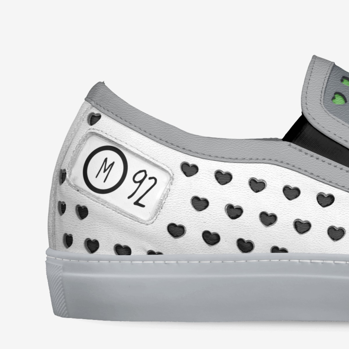 MO92 custom made in Italy shoes by Micol Ottina | Detail view
