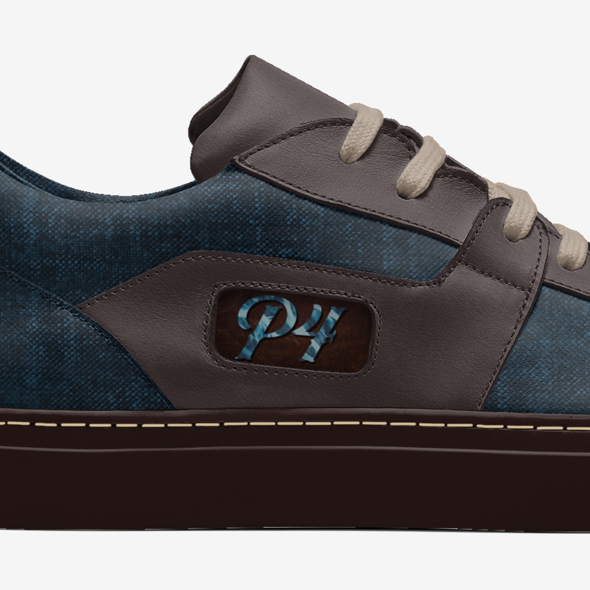 P4 custom made in Italy shoes by Christian Stanley | Detail view
