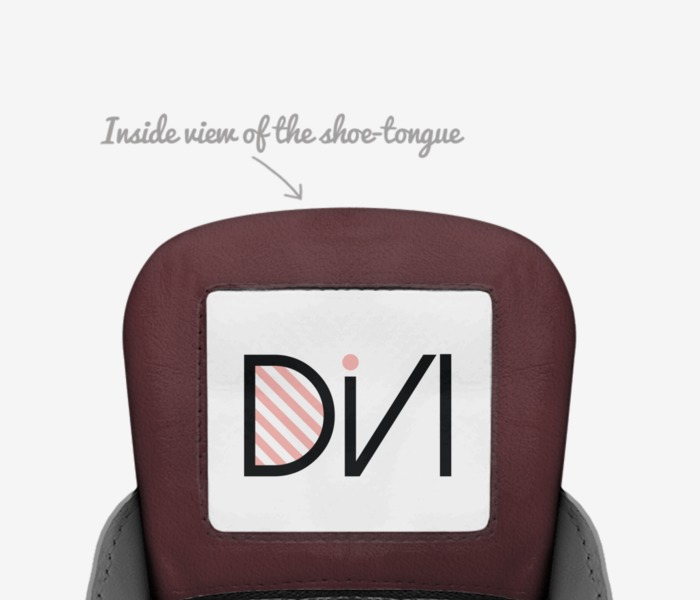 DiVi custom made in Italy shoes by Dan Brokenhouse | Tongue view