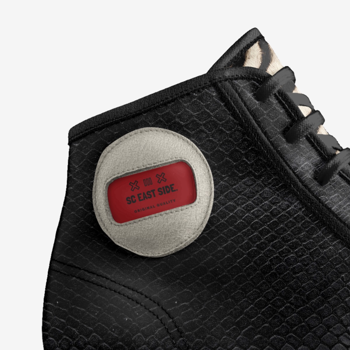 SC East Side. custom made in Italy shoes by Sarah Weaver | Detail view