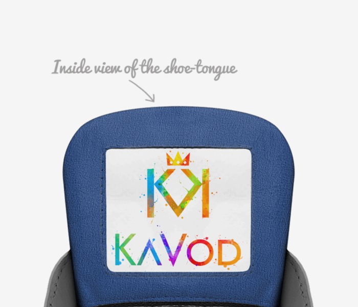 KaVod Collection  custom made in Italy shoes by Naim Collins | Tongue view