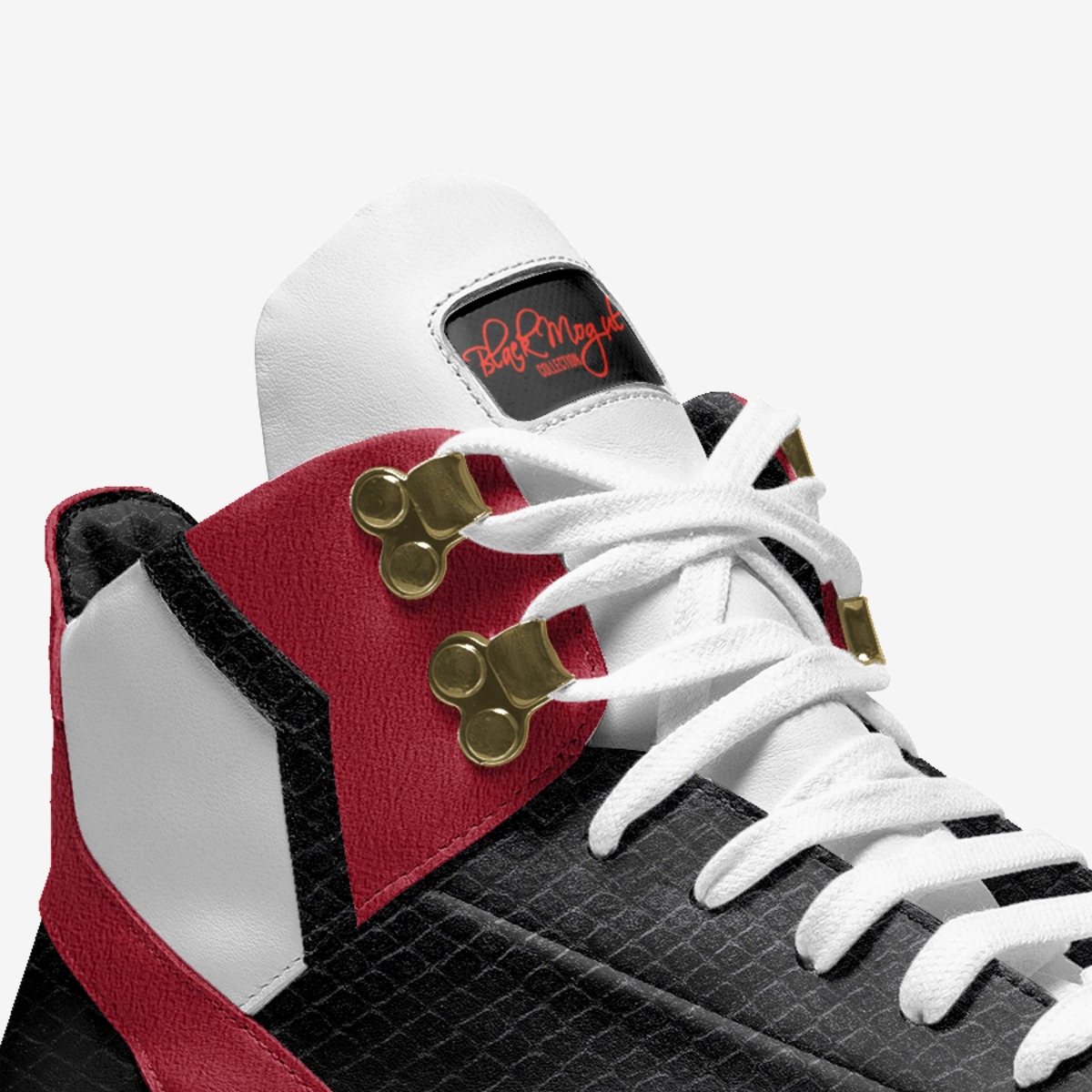 MOGUL OG HIGHS custom made in Italy shoes by Black Mogul Collection | Detail view