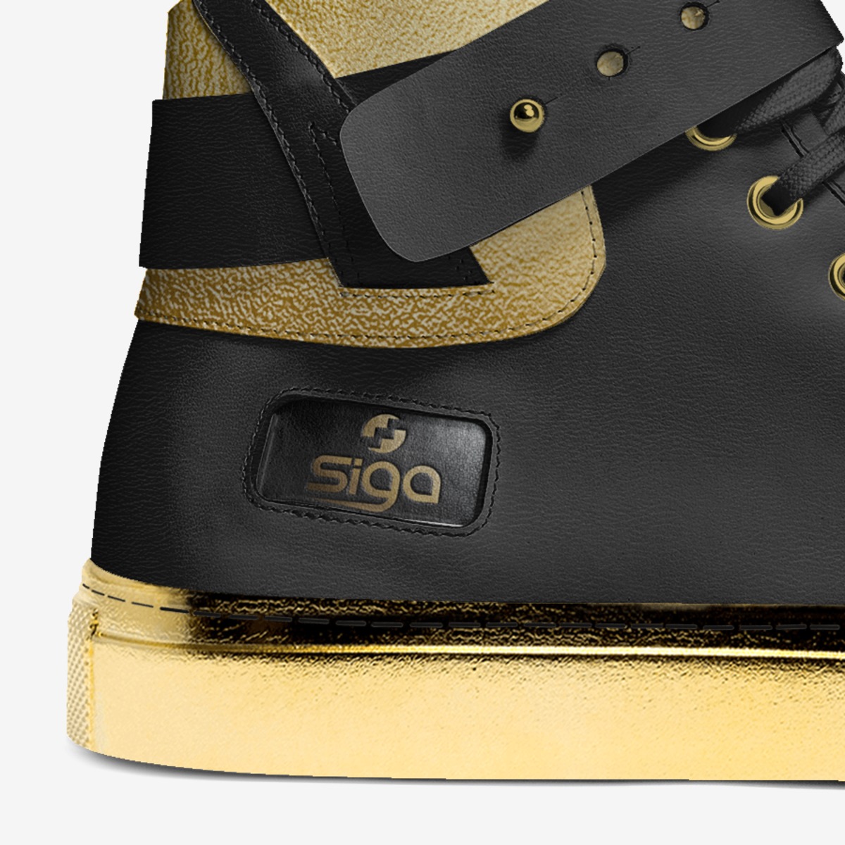 SIGA  custom made in Italy shoes by Nondumiso Mabaso | Detail view