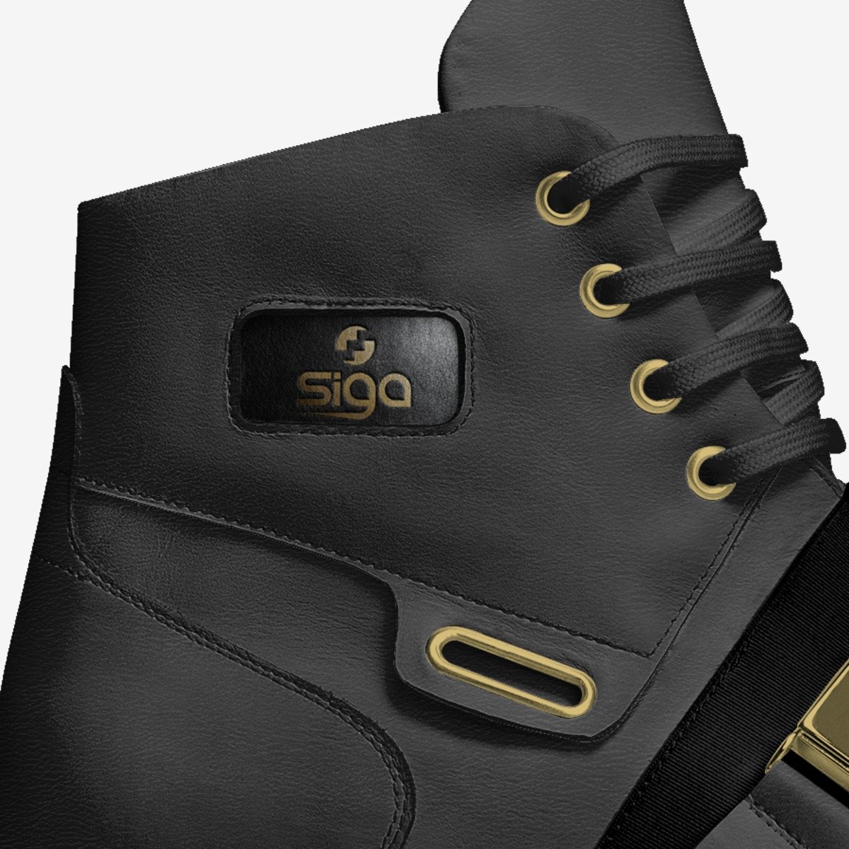 SIGA  custom made in Italy shoes by Nondumiso Mabaso | Detail view
