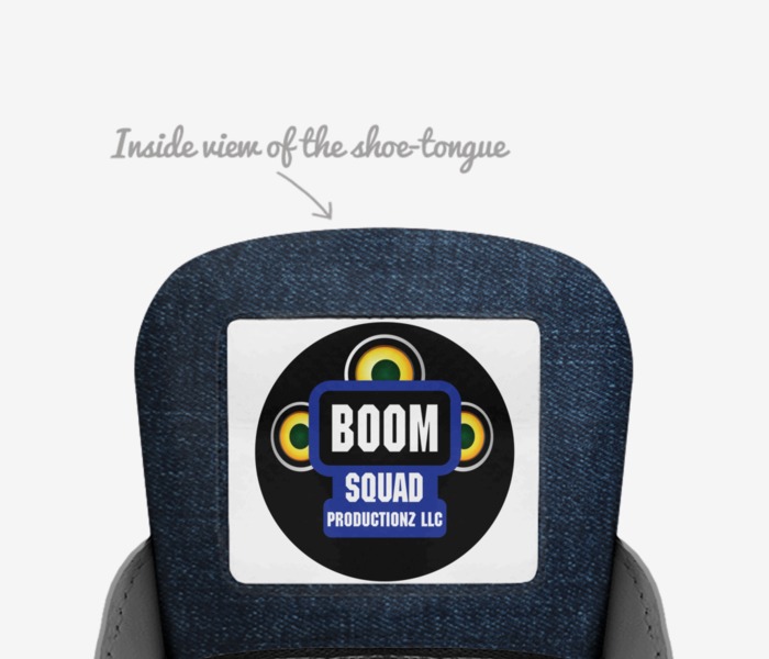 BOOM custom made in Italy shoes by Terence Channer | Tongue view
