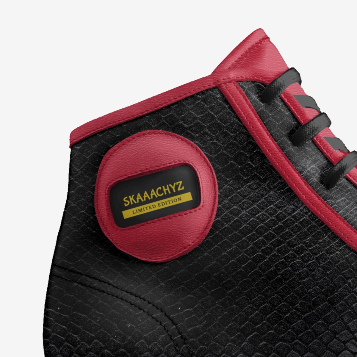 SKAAACHYZ custom made in Italy shoes by Curtis Knight | Detail view