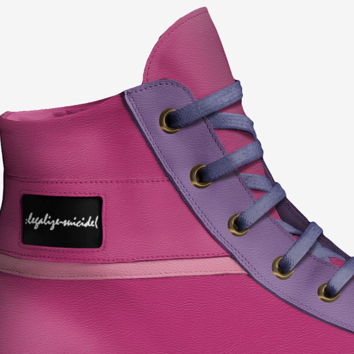 veiny dick custom made in Italy shoes by Thomas Leacock | Detail view