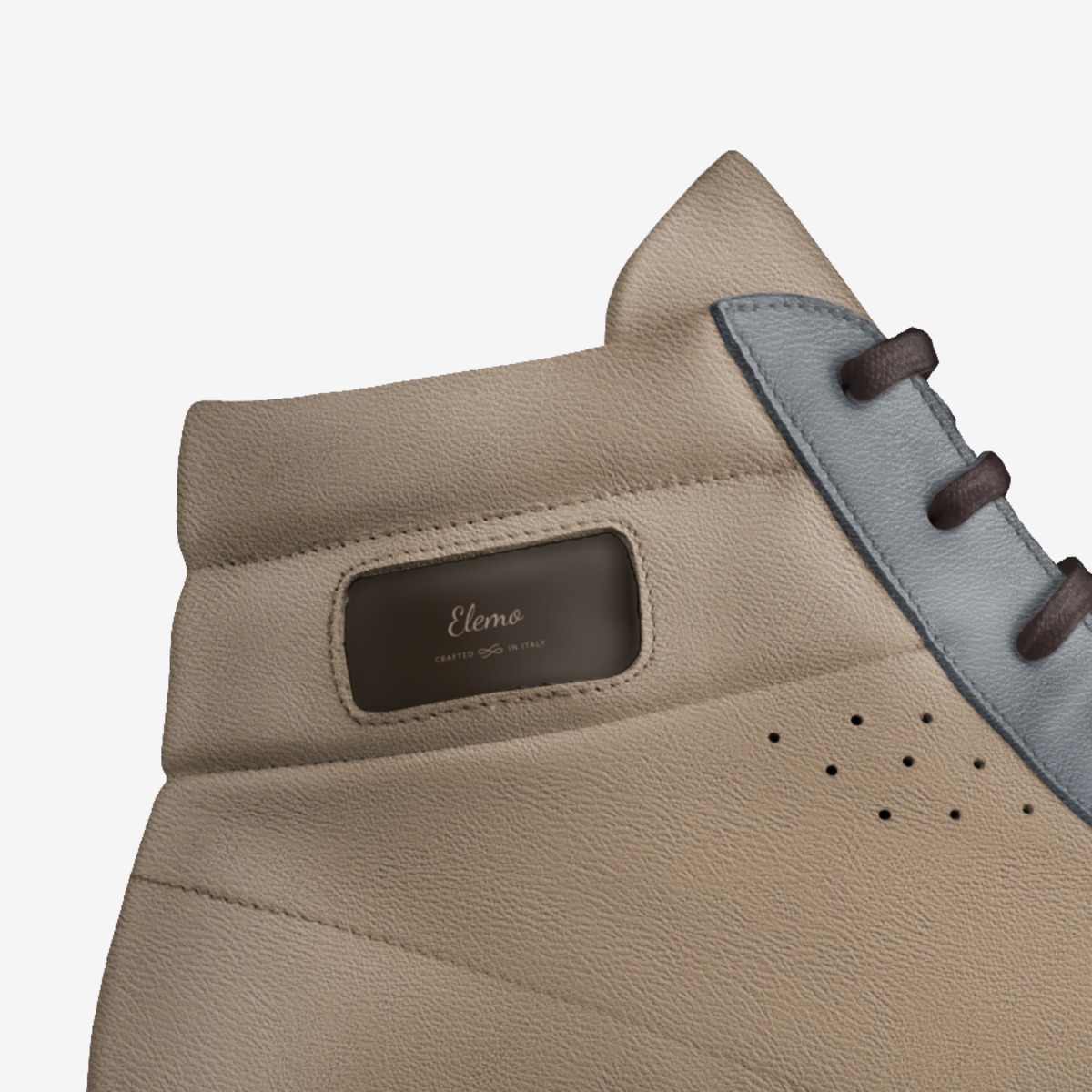 Elemo custom made in Italy shoes by Lesolomane Motenalapi | Detail view