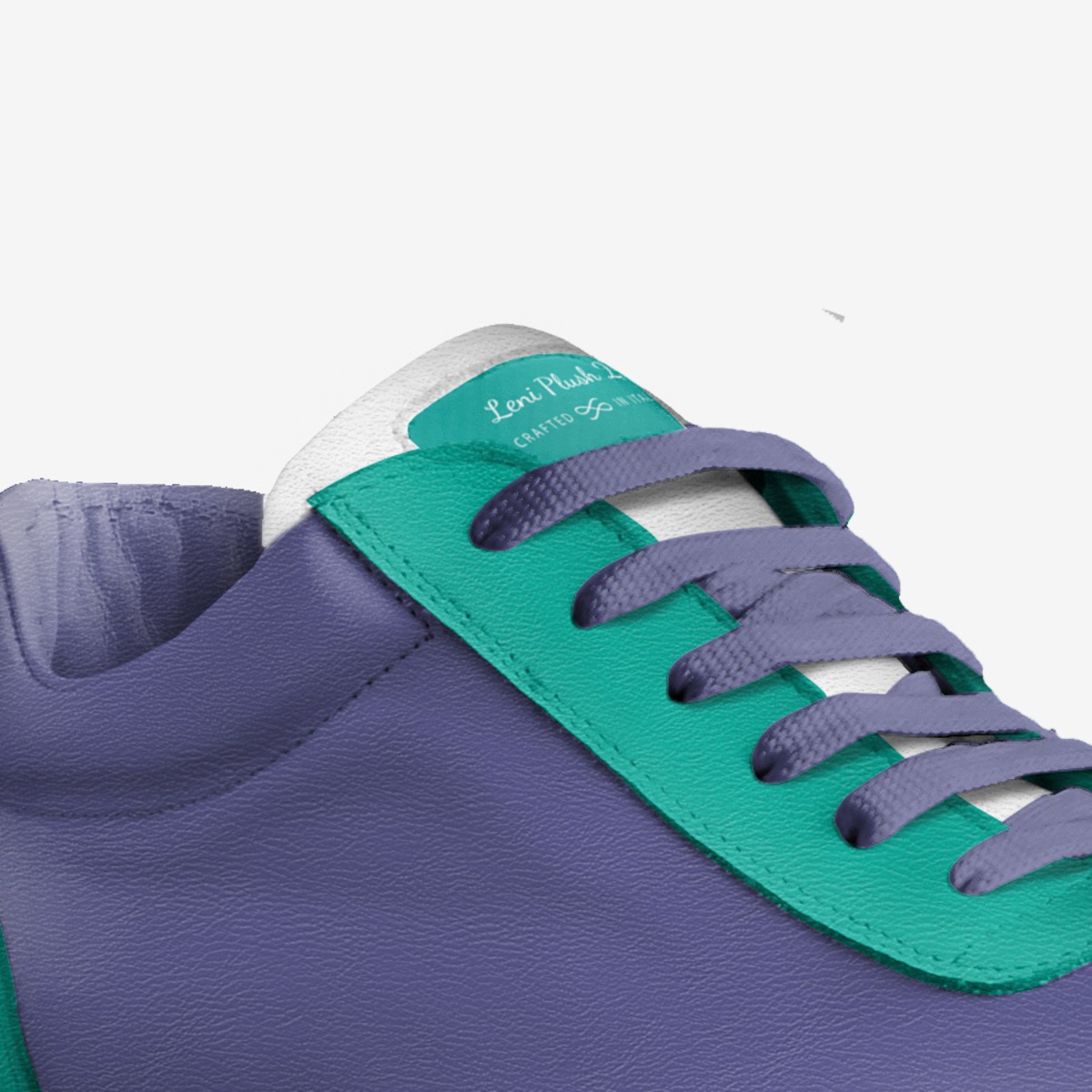 Leni Plush 2 custom made in Italy shoes by Delena Rusan | Detail view