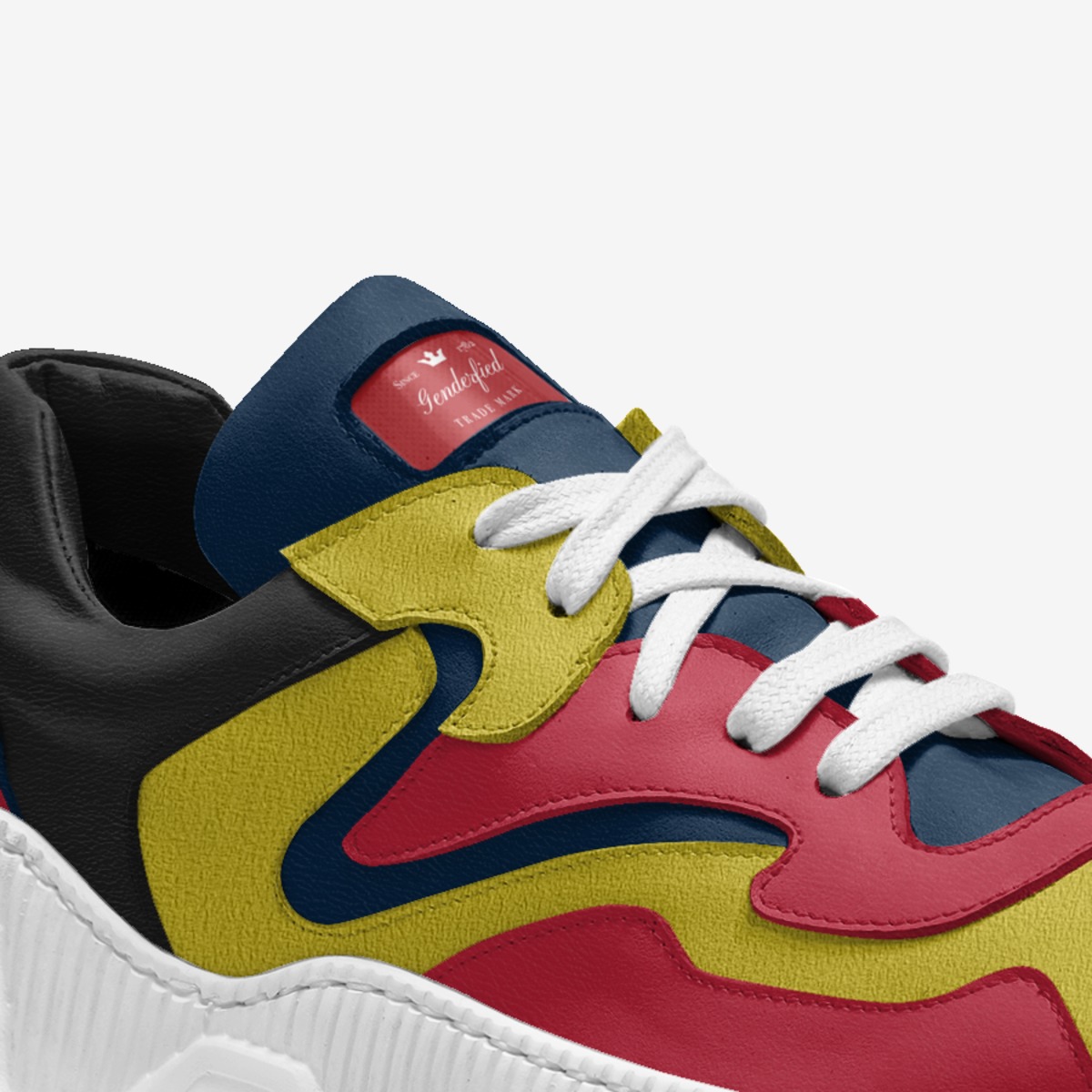 Genderfied custom made in Italy shoes by Bryshere Howard | Detail view