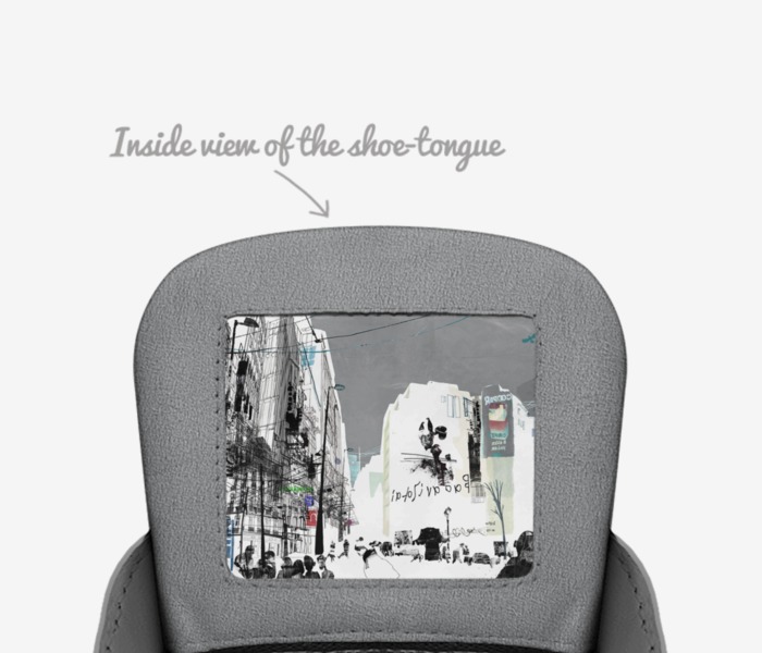 VonJames custom made in Italy shoes by James Ross | Tongue view