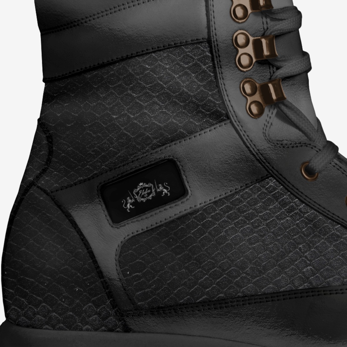 Elichai XII Elohim custom made in Italy shoes by Meiven Shoe Co | Detail view