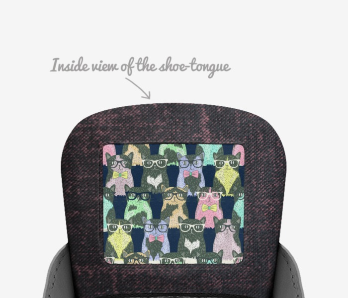 NEWS custom made in Italy shoes by Leon Newman | Tongue view