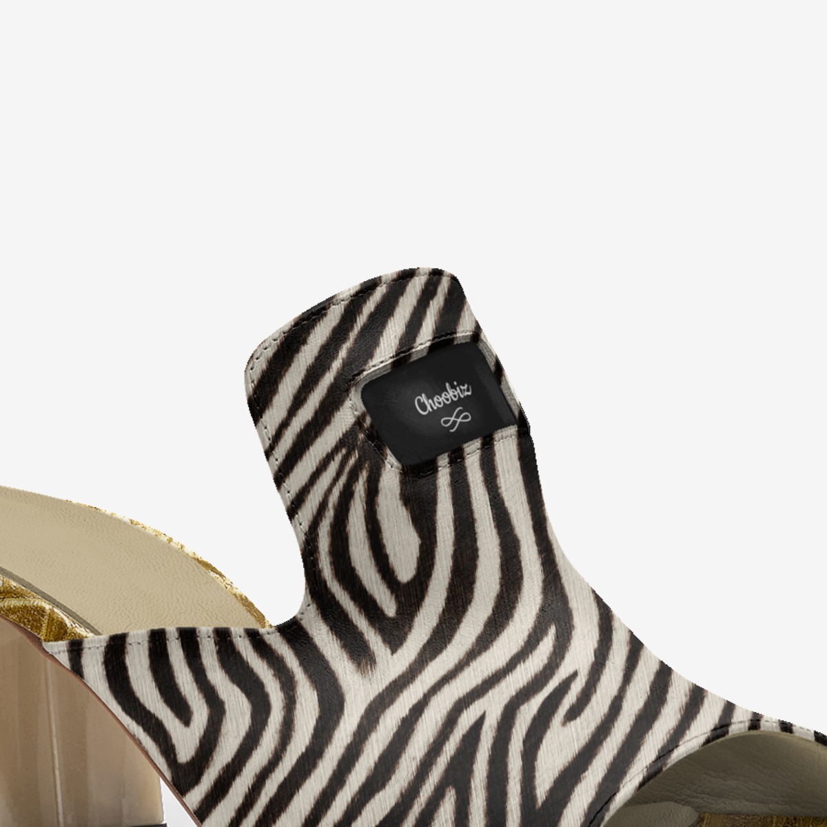 Choobiz custom made in Italy shoes by Chantal Nchako | Detail view