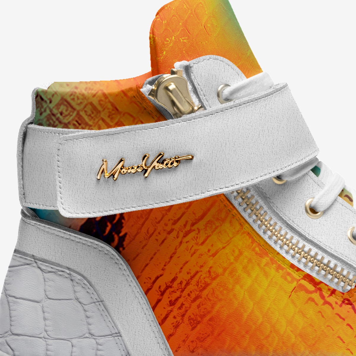 Legends02 custom made in Italy shoes by Moneyatti Brand | Detail view