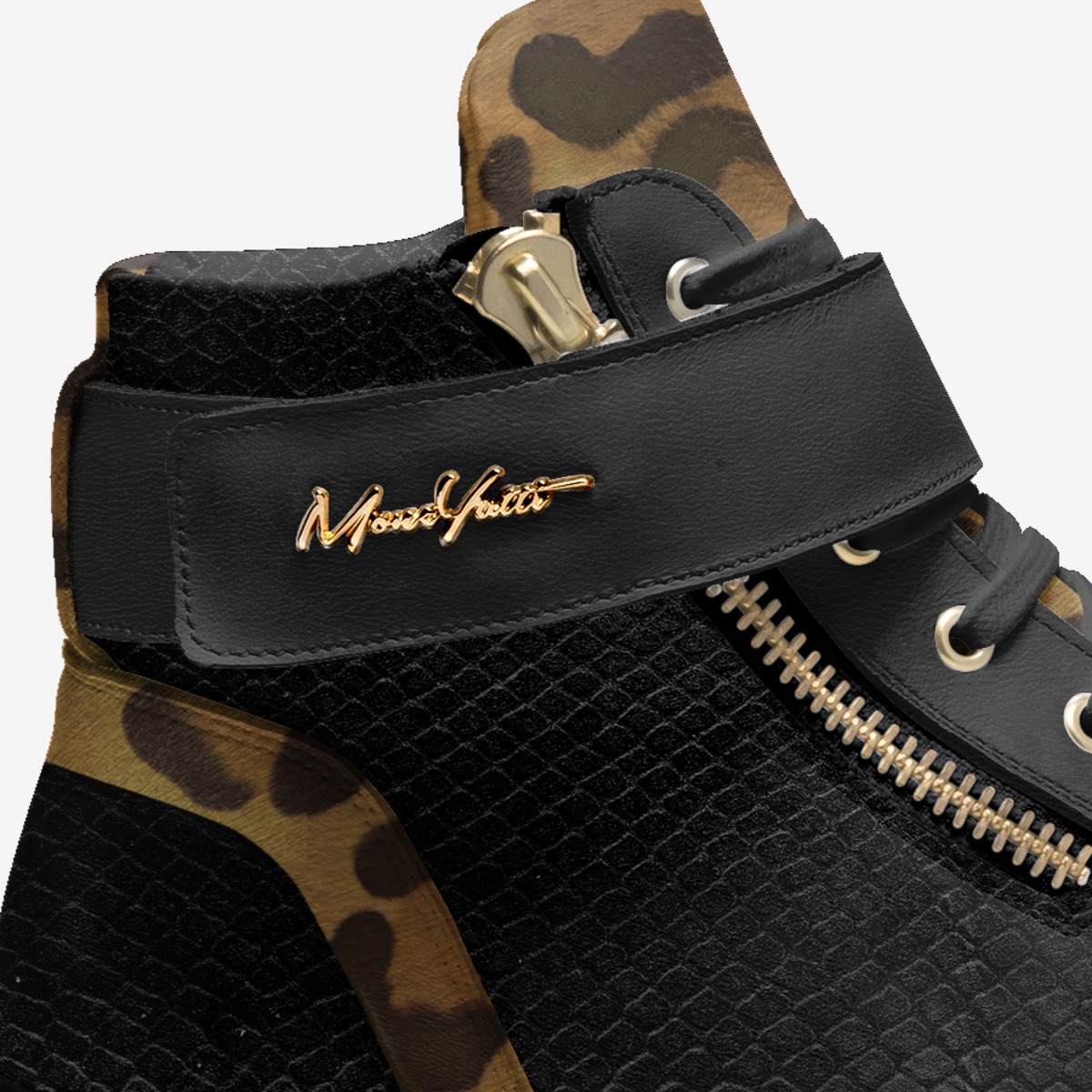 Legends03 custom made in Italy shoes by Moneyatti Brand | Detail view