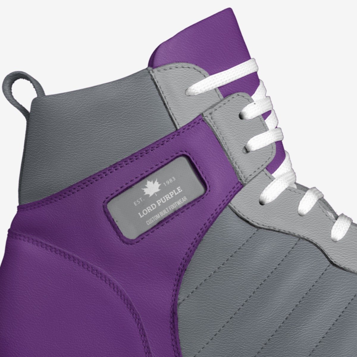 LORD PURPLE custom made in Italy shoes by Raphael Goins | Detail view